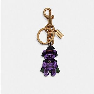 Coach Halloween Witch Bear Bag Charm